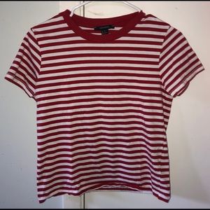 EUC Forever21 Red Striped Top